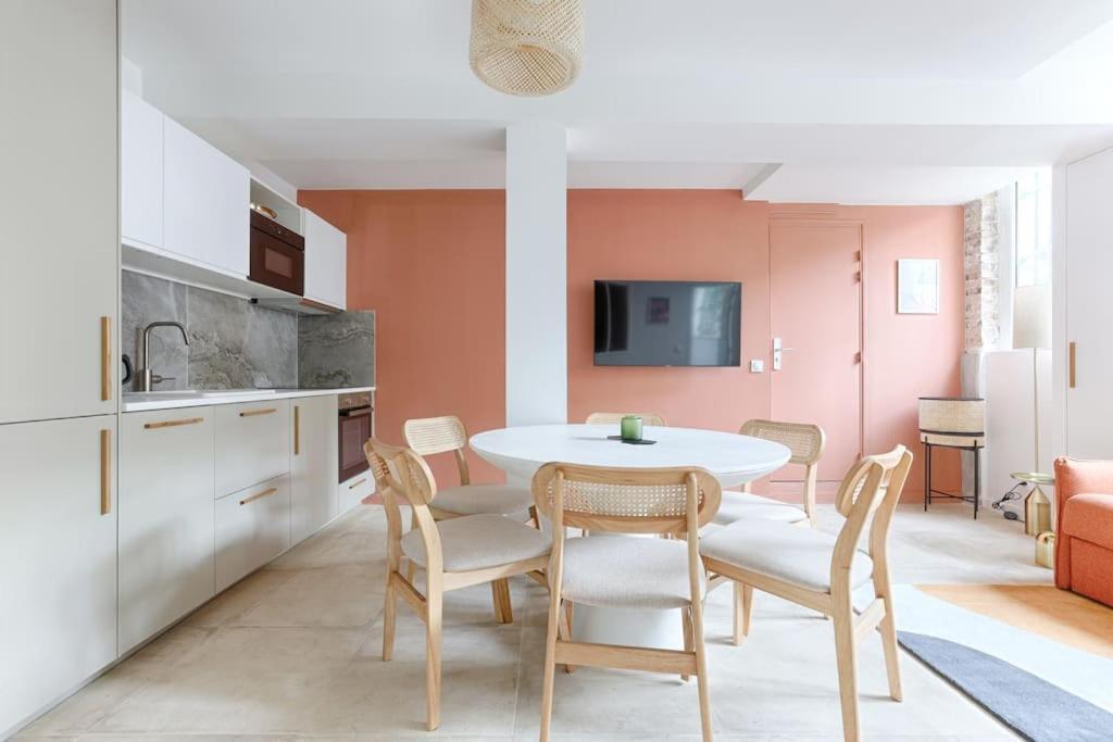 Apartmán Mykeypers - Chic & Elegant Flat 2Br/6P- Republique Paříž Exteriér fotografie